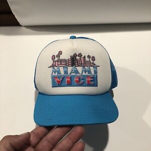 Rare Vintage Miami Vice 80’s Mesh Cap Trucker Hat