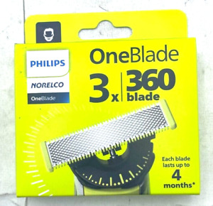Philips Norelco OneBlade 360/blade Replacement 3x Pack New In Box