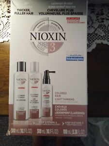 NIOXIN Hair Care System Set, 300 ml shampoo, conditioner, with scalp treatment