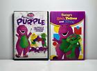 Barney DVD Lot of (2) Perfectly Purple and Red Yellow Blue