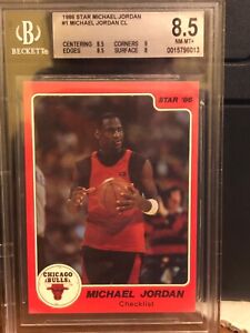 Rookie Michael Jordan Star Checklist #1 BGS 8.5why watch item when you can buy