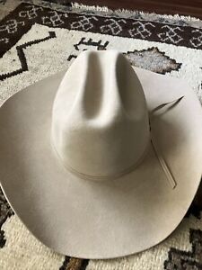 Stetson Cowboy Hat D4 Ranch Tan Size 7/56 Western Cowboy Hat 4