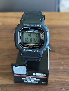 Casio G-Shock Illuminator Black Day-Date Indicator Digital Watch 47mm DW5600E-1w