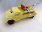 Vintage 1950's Acme Plastic & Aluminum Day Night Service Tow Truck 4 3/4 inch