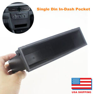Single Din Car Stereo Radio Dash Storage Box CD Player Unit Case Universal Fit
