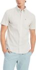 Tommy Hilfiger Men's Short Sleeve Casual Button Down Shirt Regular Fit White