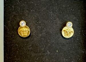 Vintage Gold Plated Cute Earring By Versace