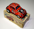 Taiyo C-614 Speed Bug Tin Battery Operated Non-Fall car. Made in Japan. Works.