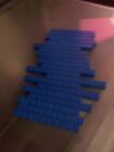 Base Ten - 10 Rod - Lot of 20 Blue Math Manipulative Wooden Blocks