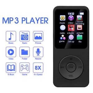 Portable Sport Run MP3 Player MP4 Media FM Radio Recorder HIFI Music Speakers 7J