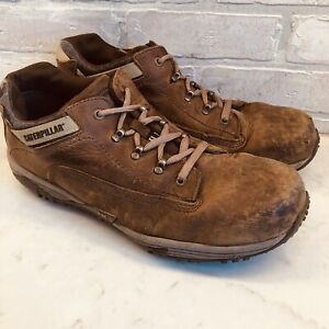 CAT Steel Toe Size 13 Leather Low Boots  Sneakers Men's Work Shoes Construction