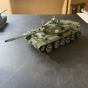 Built Partially Painted 1:35 T-55 Tank Armor Militaria Model