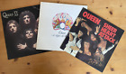Job Lot of Queen LPs Three Vinyl Records untested in used condition. Free P&P