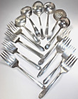 New Listing14 Silver plate Serving Forks & Ladles Vtg, For Weddings, Banquets, Parties
