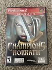 Champions of Norrath: Realms of EverQuest (Sony PlayStation 2, 2004) w/ Booklet