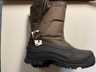 MySoft Thermolite Waterproof Winter Snow Boots Mens Size 8 Brown