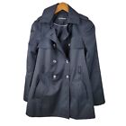 Express Trench Coat size Small Jacket Light Weight Short Spring Black Womens