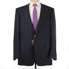 Stefano Ricci NWT Wool/Silk Blend Suit Size 58L US 48L Navy w/ Purple Pinstripes