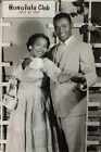 1954 Honolulu Club Studio Photo African American Well Dressed Black couple Rare