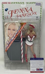 JENNA JAMESON Signed Adult XXX Naughty Christmas Candy Cane Action FIGURE PSA