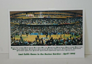 Boston Celtics Poster Last Game Boston Garden 1995 Laminated Unframed 18x12 In