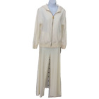 Michael Kors Cream Velour Hooded Track Suit Size PL (12-14) & P