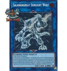 Yugioh! 1x Salamangreat Sunlight Wolf LD10-EN000 Ghost Rare 1st Ed LP