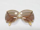 Vintage Christian Dior Butterfly Sunglasses w/Gold Frames 2056 40. Grt Condition