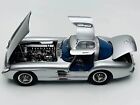 Mercedes-Benz 300 SLR Coup 1955 blue interior in 1:18 scale by CMC