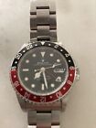 New ListingRolex GMT-Master II 16710 Silver Oyster Bracelet with Red and Black Bezel