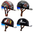 Retro Helmets Baseball Cap Half Colorful Men Head Safety Motorcycle Duck Helmet
