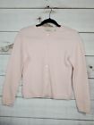 Lord & Taylor 100% Cashmere Women’s Cardigan Sweater Soft Pink Size S $130 New