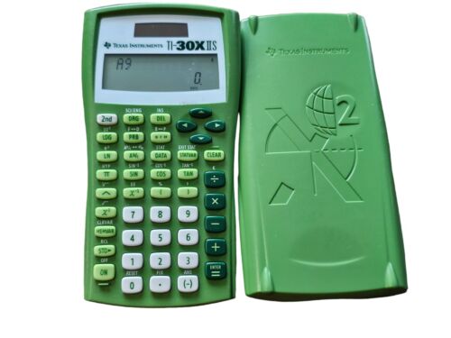 Scientific Calculator Texas Instruments TI-30X IIS W/Cover - Green
