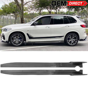 For 19-23 BMW G05 X5 M Sport IKON Style Side Skirts Carbon Fiber Look - PP