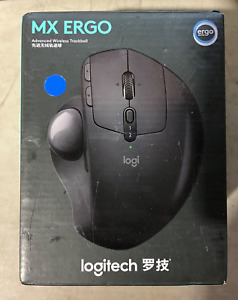 Logitech MX ERGO Wireless Trackball Mouse with Ergonomic Design - Graphite