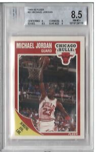 1989-90 Fleer Michael Jordan #21 BGS Beckett 8.5 NM-MT+