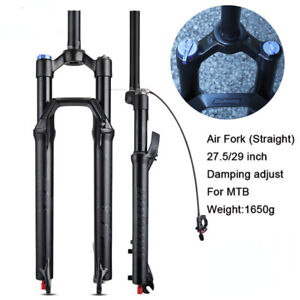 Air Fork 27.5 29 Inch Bicycle Front Suspension Frame Straight Tube Bicycle Forks