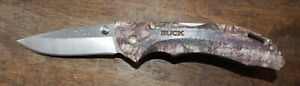 New ListingBuck 285 Bantam Camo Folding Knife 420HC USA Lockback