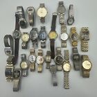 Lot of 25 Mens Quartz/Mechanical Watches Variety Gruen, Caravelle Seiko Untested