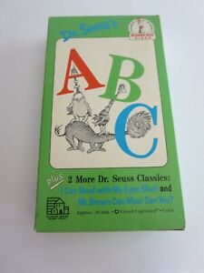 Dr. Seuss’s ABC VHS Tape Vintage Plus  I Can Read and Classics Mr. Brown Can Moo
