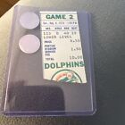 Miami Dolphins @ Detroit Lions Ticket stub 8/8/76 Bokamper &  Harris Rookie Yr