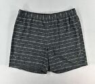 Tasc Shorts Mens Large Grey Geometric Compression Lined Performance Bamboo