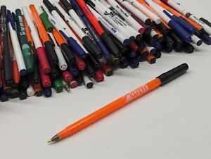 125 Piece Wholesale Bulk Stick Pens Lot: Random Colors / Misprints / Overstock