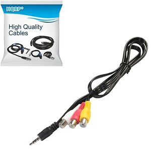 AUX 1/8 3.5mm Male / 3 RCA Female Cable for Pioneer Headunit CD-RM10 Replacement