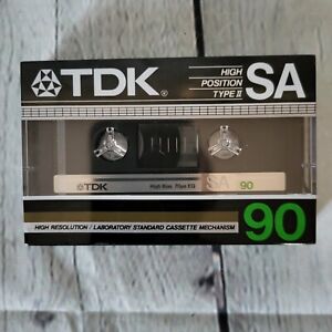 TDK SA 90 Minute Super High Resolution Type II Audio Cassette Tape