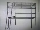 Loft Twin Bed Frame and Desk. IKEA. Metal. STURDY! SAVE SPACE! LOCAL PICKUP
