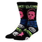 Halloween Michael Myers Black Light Crew Socks