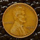 1924-S Lincoln Cent ~ VERY FINE (VF) Condition ~ HARD TO FIND GRADE!