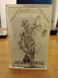 New Listing1988 Metallica And Justice For All Cassette Tape Heavy Metal Rock