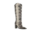 Guess Women's Snake Mileena Western Dress Boots Gray Size 8 M